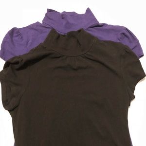 Two Size medium Express turtlenecks